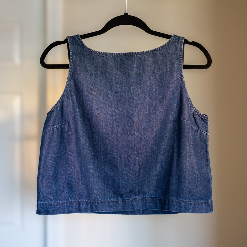 NWT GAP Dark Wash Denim Tank Top